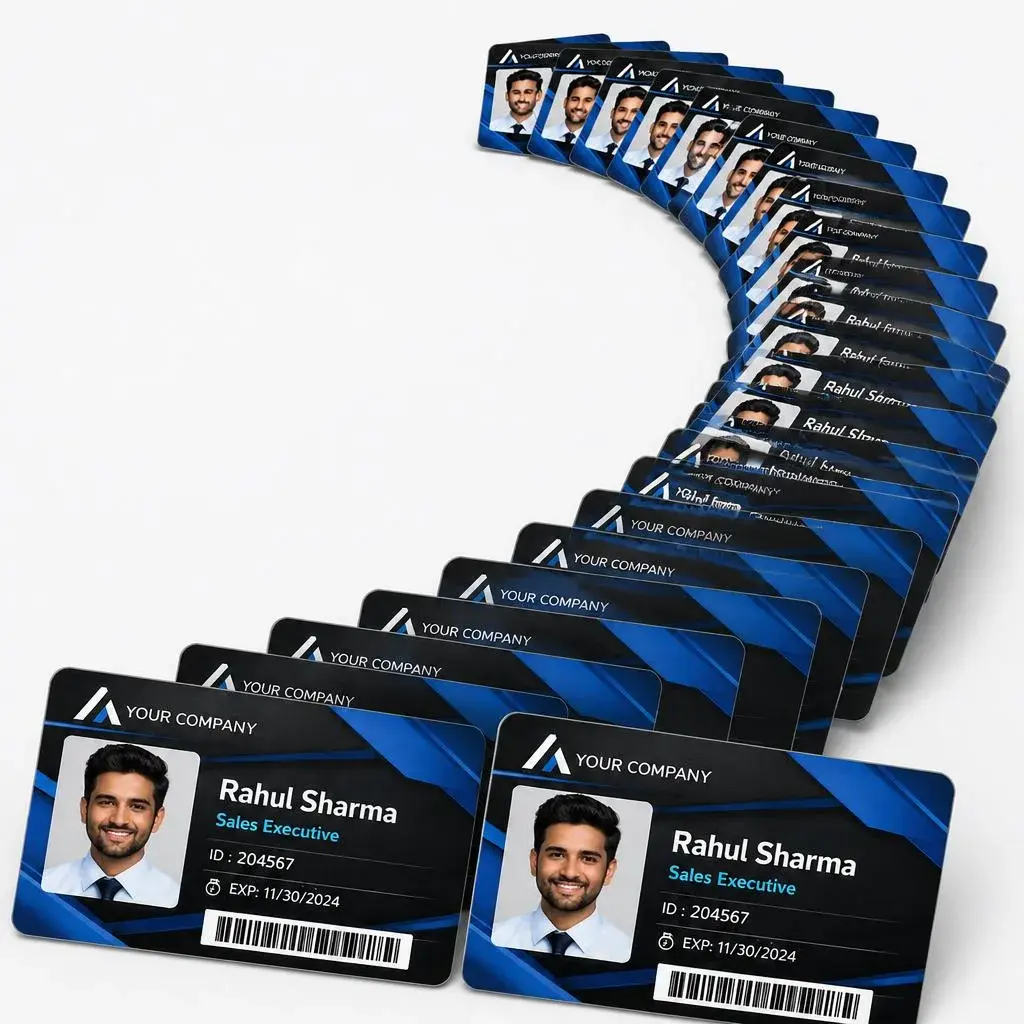 Custom ID Card PVC card printing service card examples