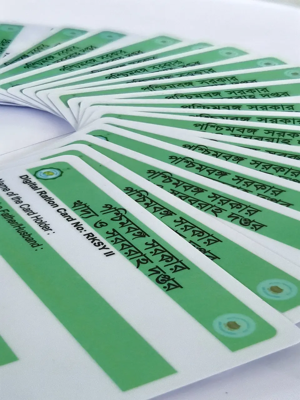 RKSY-II Ration Card PVC card printing service card examples